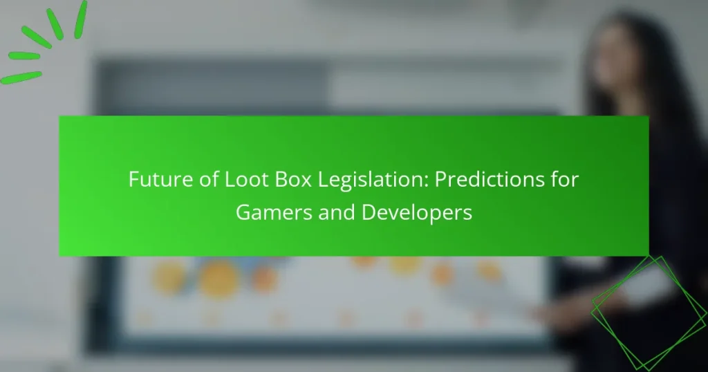 Fremtid for Loot Box Lovgivning: Forudsigelser for Gamere og Udviklere