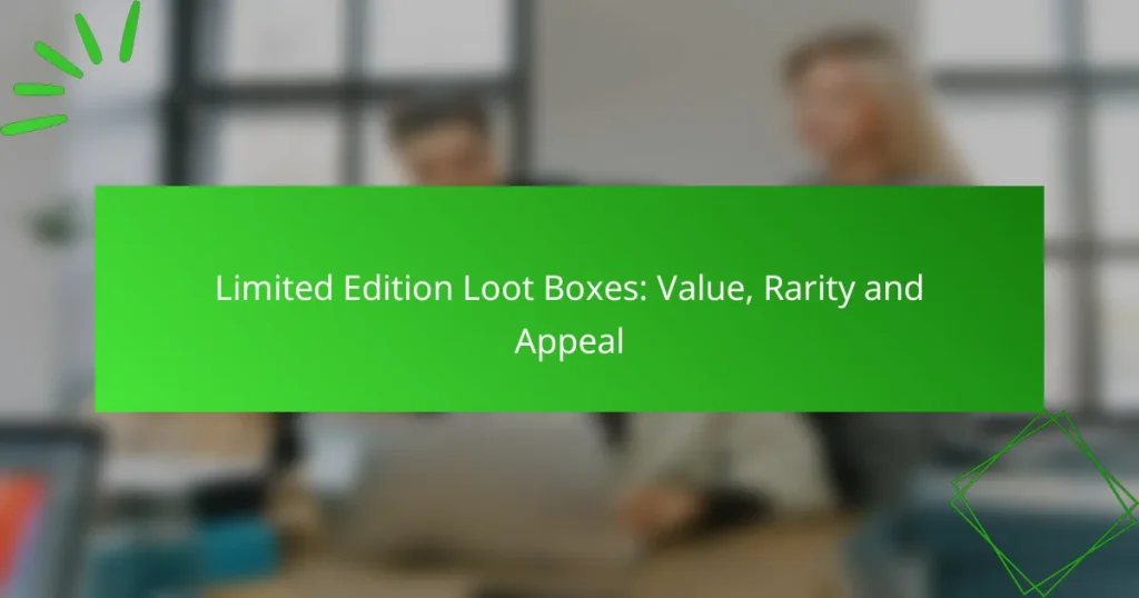 Limited Edition Loot Boxes: Værdi, Sjældenhed og Appel