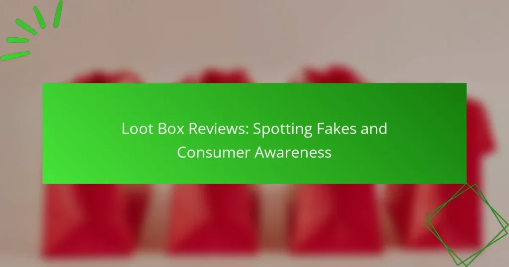 Loot Box Anmeldelser: Spotting Fakes og Forbrugerbevidsthed