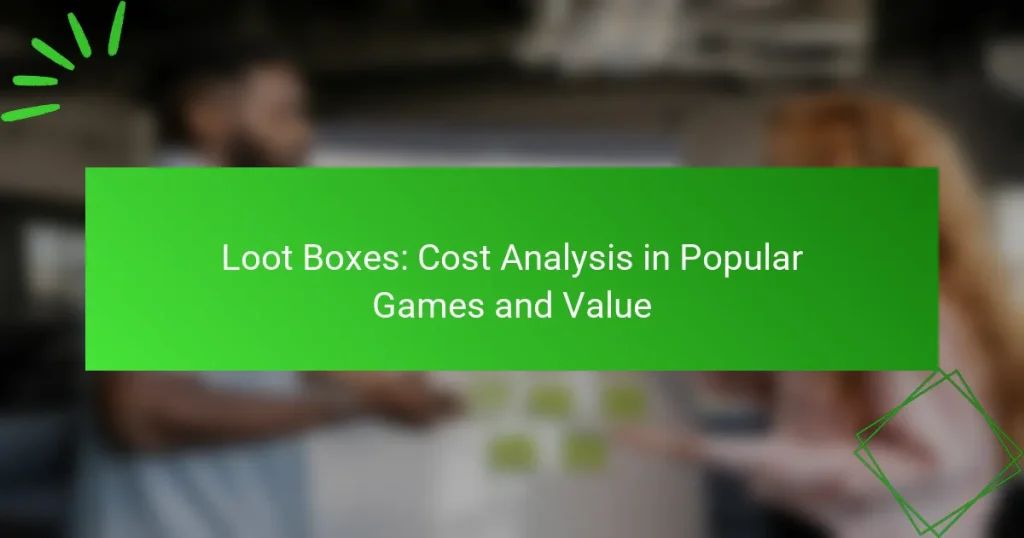 Loot Boxes: Omkostningsanalyse i populære spil og værdi