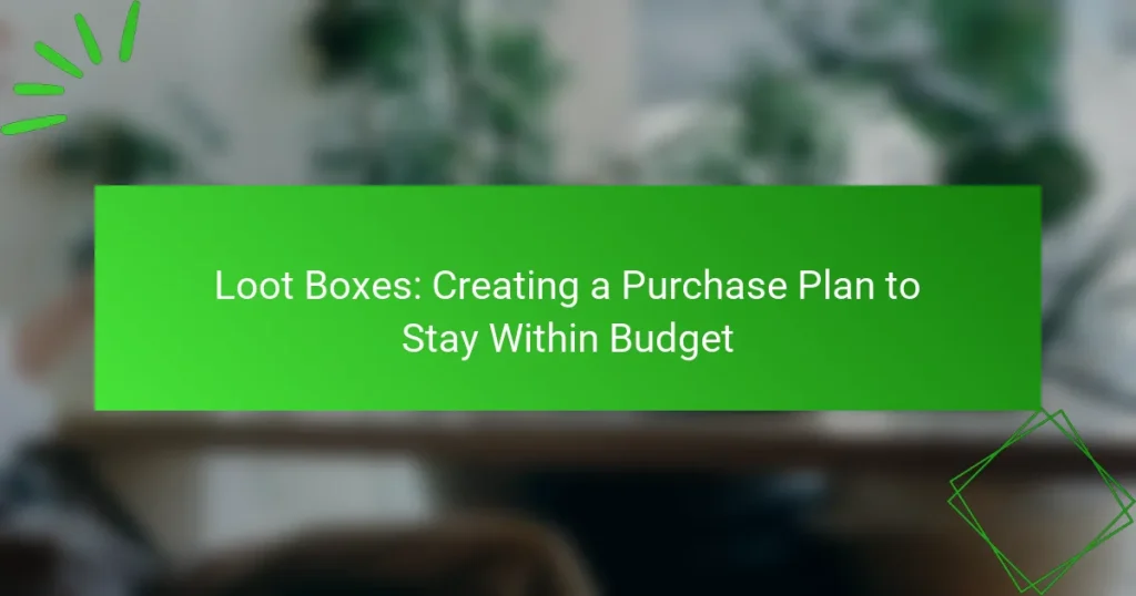 Loot Boxes: Oprettelse af en Købsplan for at Holde Sig Inden for Budgettet