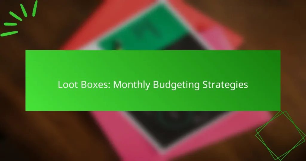 Loot Bokse: Månedlige Budgetteringsstrategier
